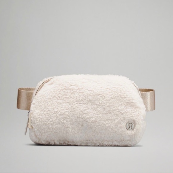 lululemon athletica Handbags - Lululemon Athletica Cream Sherpa Crossbody Bag